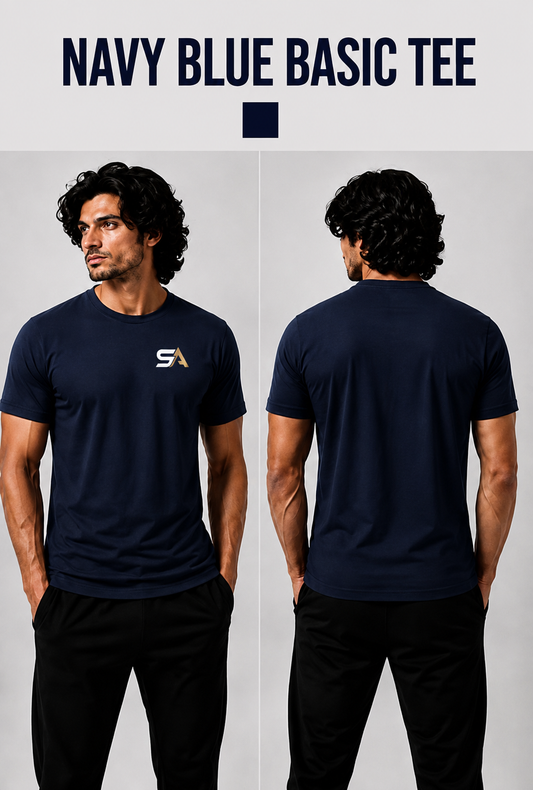 Navy Classic Dry-Fit Tee