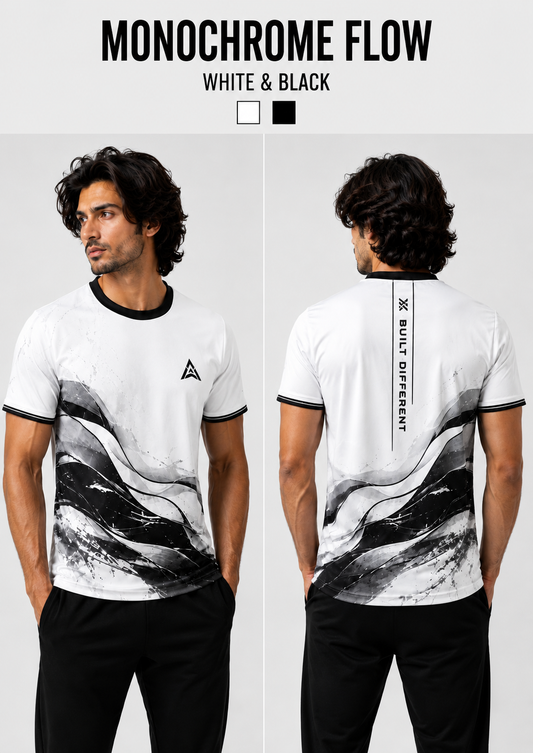 Monochrome Flow – Performance Tee