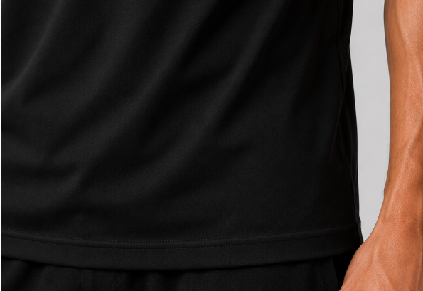 Black Classic Dry-Fit Tee