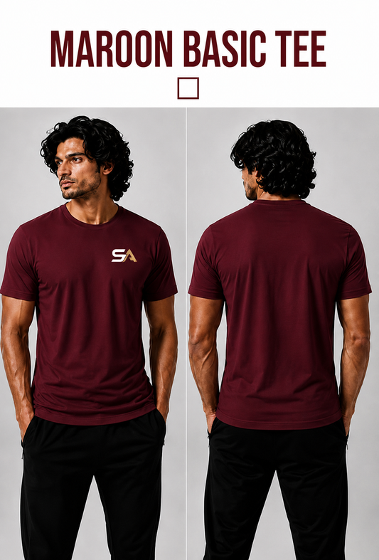 Maroon Classic Dry-Fit Tee