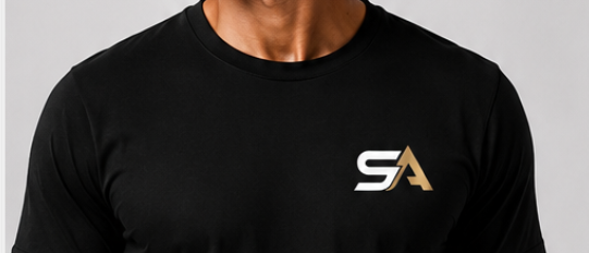 Black Classic Dry-Fit Tee