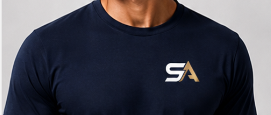 Navy Classic Dry-Fit Tee
