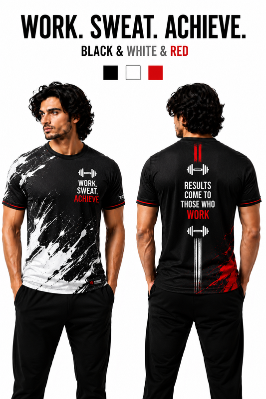 Work. Sweat. Achieve – Training Tee