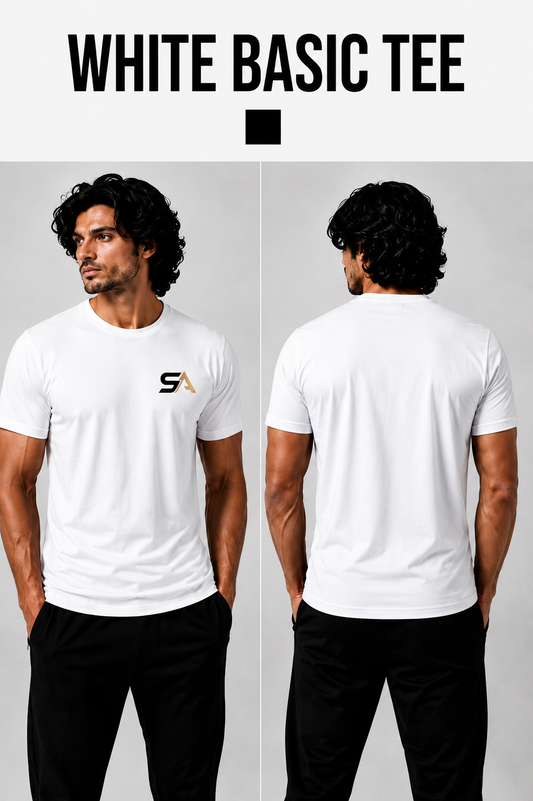 White Classic Dry-Fit Tee